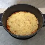 Hrách se zelím v Remosce po zapečení